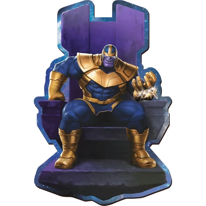 Thanos op Troon Disney Marvelhelden Hout Houten Legpuzzel - 160 stukjes - Vanaf 6 jaar von Trefl, Ausgabe Mehrfarbig – Schachtel 2 von 2
