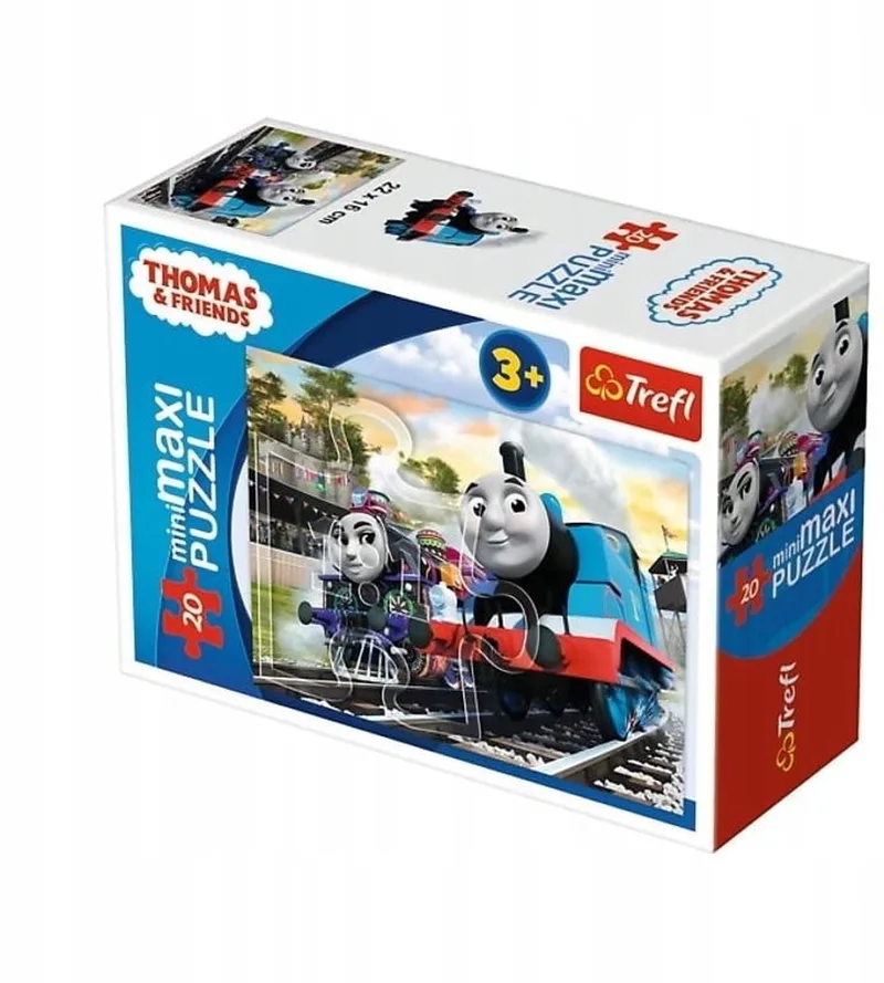 Tomek & Vrienden Mini Maxi Puzzel 20 Stukjes van Trefl – doos