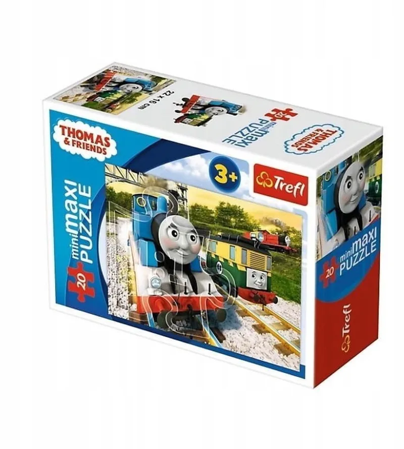 Tomek & Vrienden Mini Maxi Puzzel 20 Stukjes van Trefl – doos