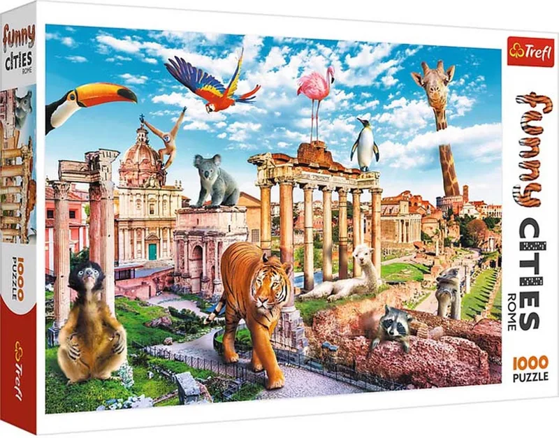 Trefl 1000FC - Wild Rome from Trefl, Multicolour edition – box