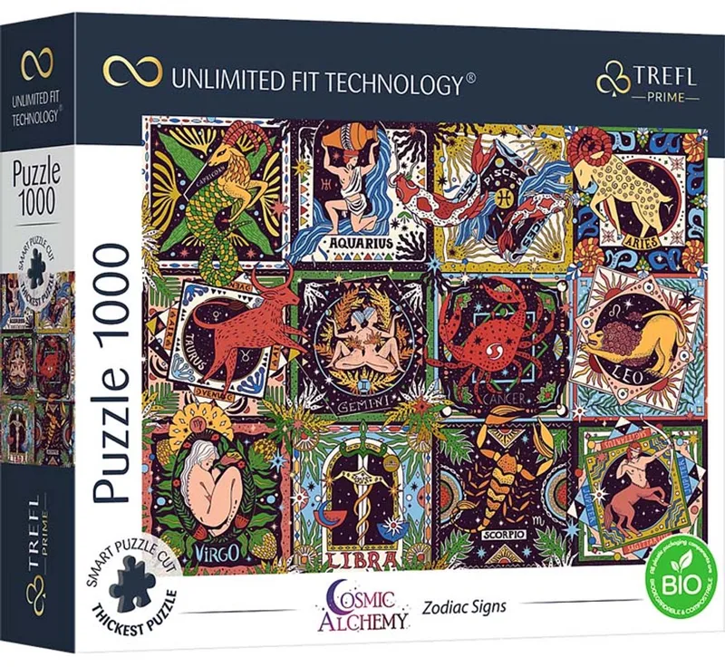 Trefl 1000U - Dierenriemtekens_FSC Mix 70%. from Trefl, Multicolour edition – box