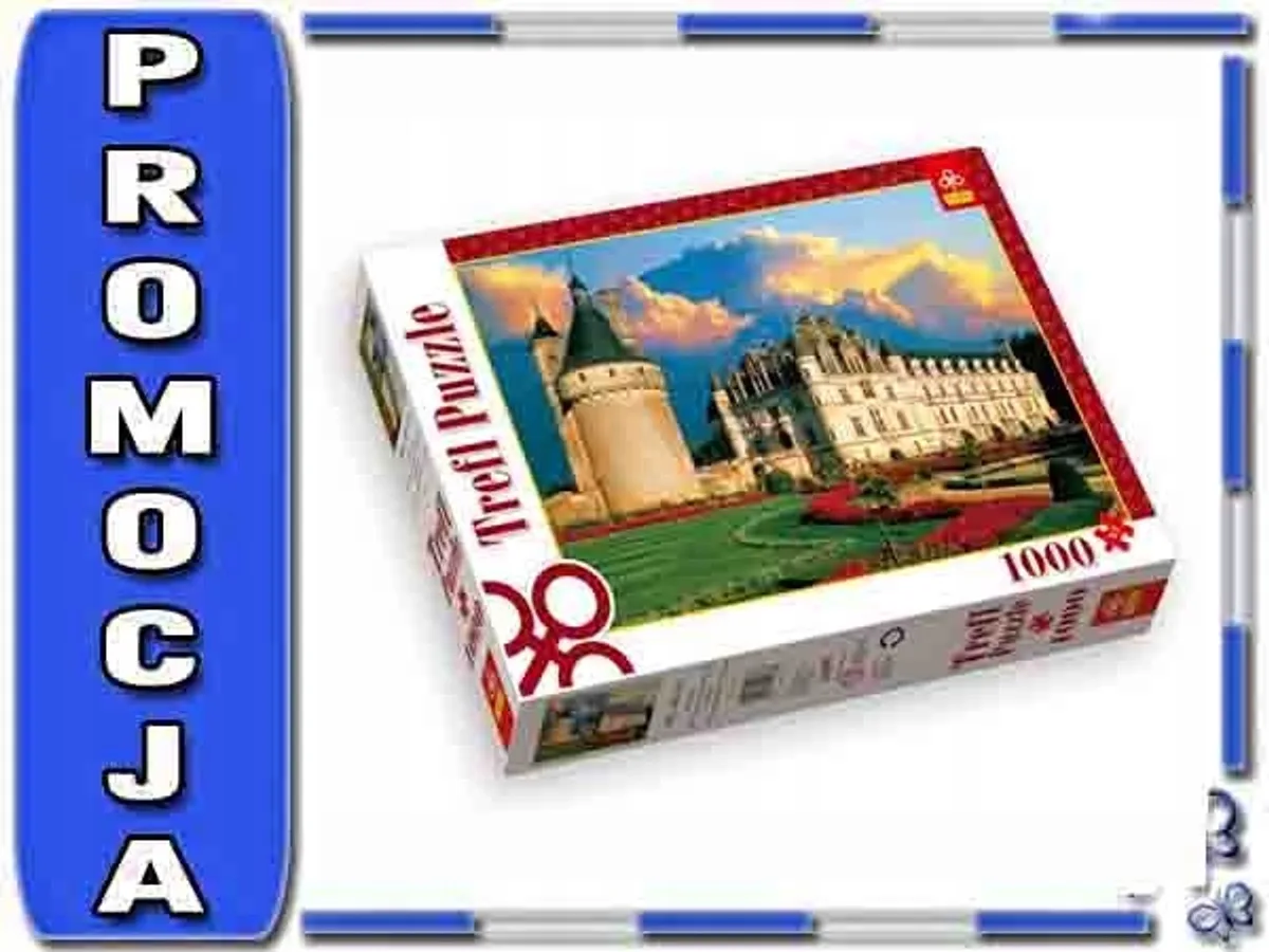 Trefl 10238 Kasteel van Chenonceau Puzzel 1000 Stukjes von Trefl – Schachtel