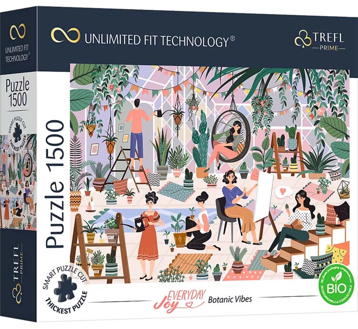 Trefl 1500U - Botanic Vibes_FSC Mix 70%. från Trefl, utgåva Flerfärgad – kartong