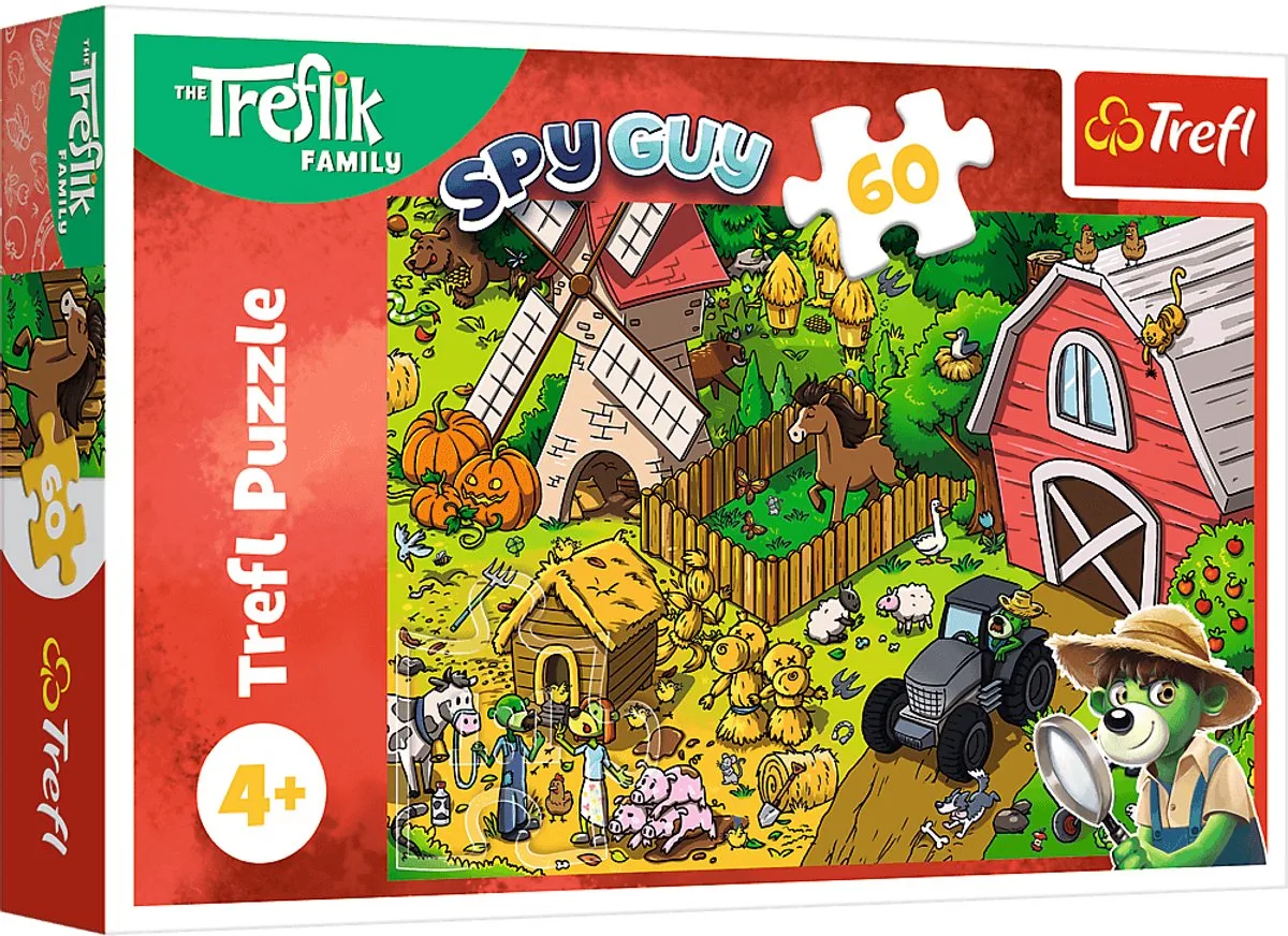 Trefl 17402, 60 stuk(s), Stripfiguren, 4 jaar van Trefl, editie Meerkleurig – doos