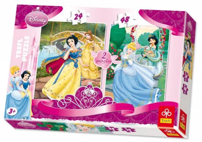 Trefl 24+48 Disney Prinses Puzzelmix 34043 van Trefl – doos