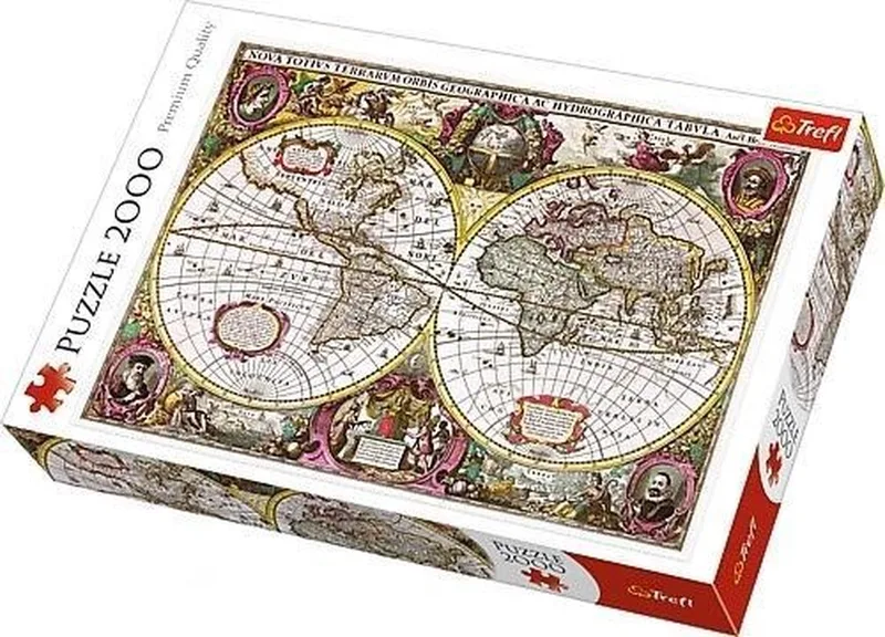 Trefl 27095 puzzel Legpuzzel 2000 stuk(s) Kaarten van Trefl, editie Meerkleurig – doos