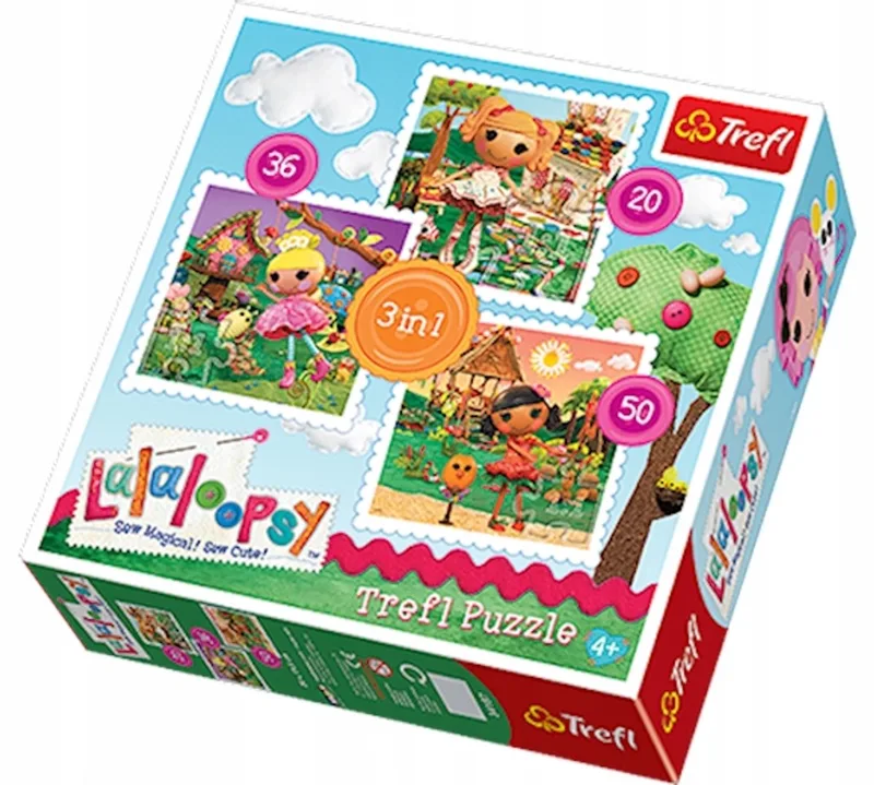 Trefl 3-in-1 Puzzels Lalaloopsy (20/36/50 Stukjes) van Trefl – doos