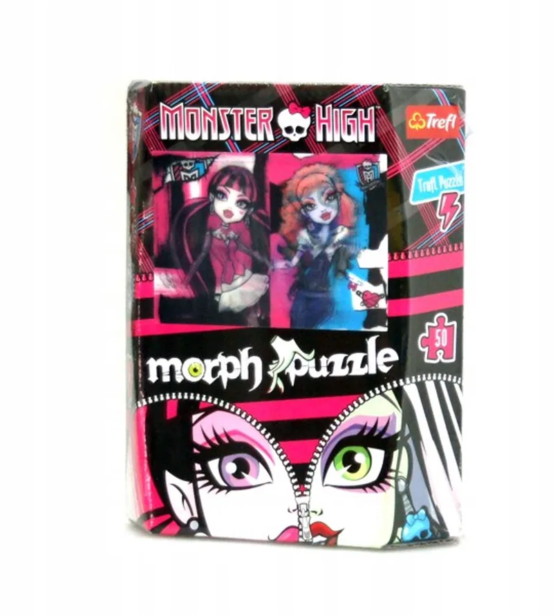 Trefl 3D Morph Monster High-puzzel 50 stukjes from Trefl, Pink edition – box