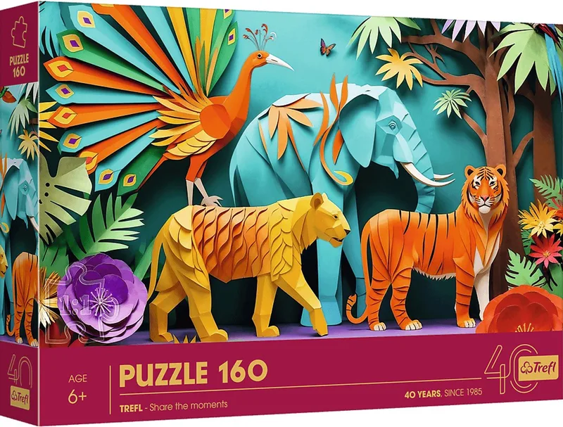 Trefl 40051, 160 stuk(s), Dieren, 6 jaar van Trefl, editie Meerkleurig – doos