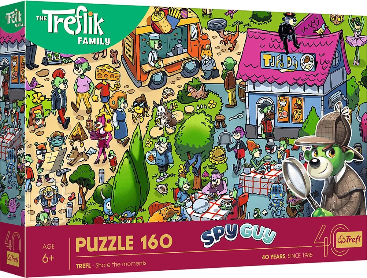 Trefl 40052, 160 stuk(s), Stripfiguren, 6 jaar van Trefl, editie Meerkleurig – doos