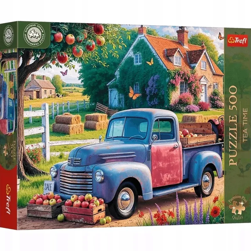 Trefl 500-delige Puzzel: Boerderij Tea Time van Trefl, editie Meerkleurig – doos