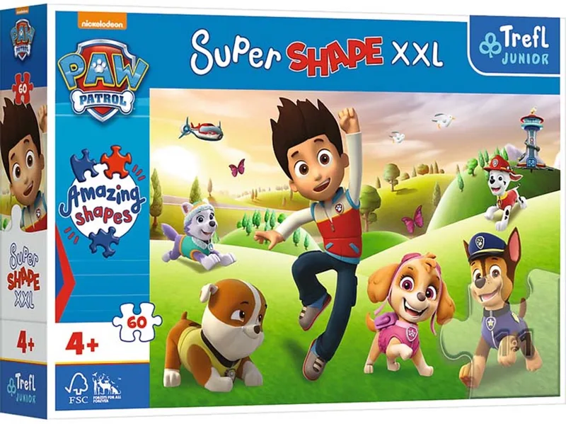 Trefl 60XXL - Lachende honden / Viacom PAW Patrol_FSC Mix 70%. van Trefl, editie Meerkleurig – doos