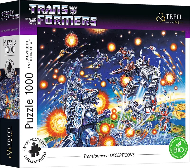Trefl - Puzzels - 1000 UFT - Decepticons / Hasbro Transformers_FSC Mix 70%.. van Trefl, editie Meerkleurig – doos