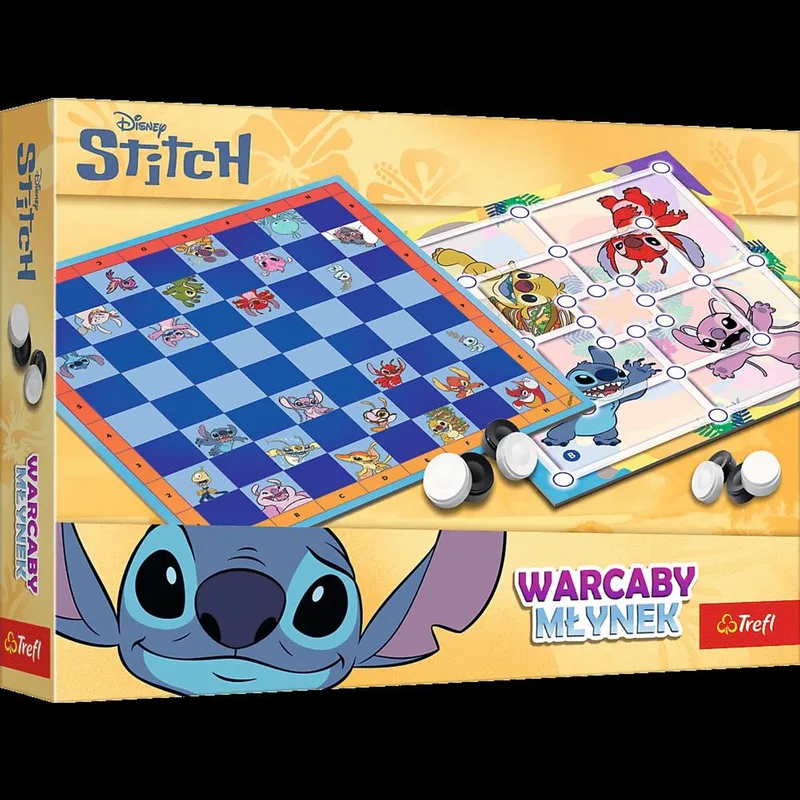 Warcaby Młynek Lilo & Stitch from Trefl – box