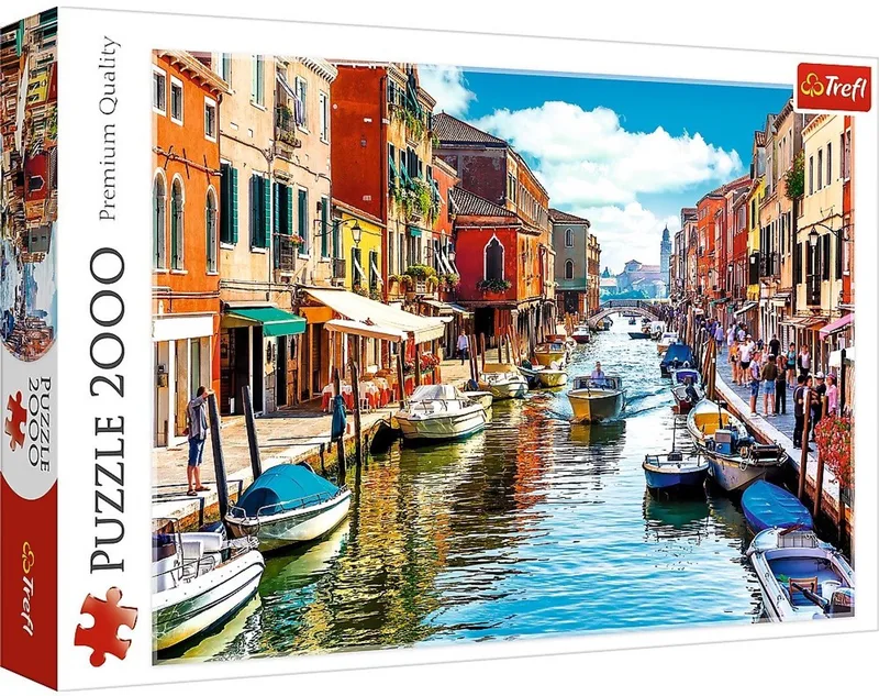 Wyspa Murano - 2000 Stukjes Puzzel - Hoge Kwaliteit - Ecologisch van Trefl, editie Wielkleuren – doos