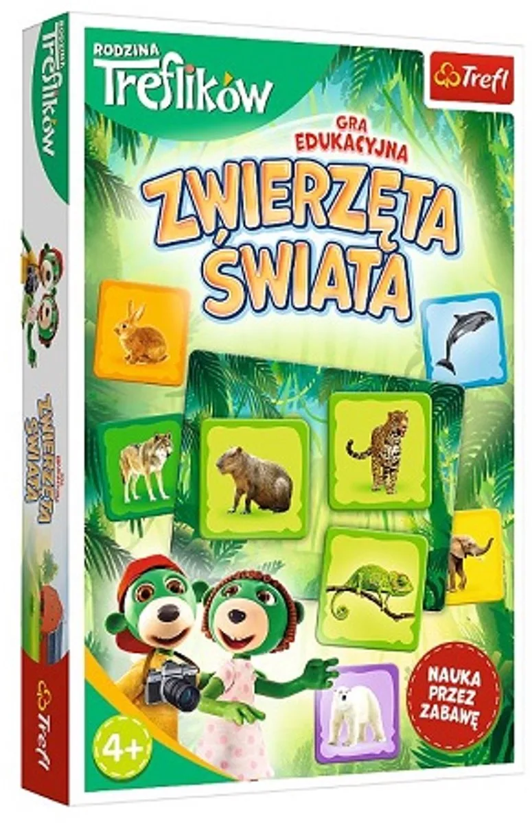 Zwierzęta świata Rodzina Treflików von Trefl – Schachtel