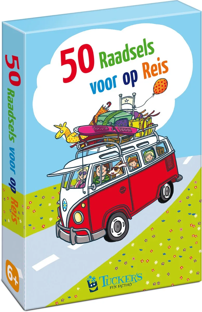 50 Raadsels Voor Op Reis de Tucker's Fun Factory – boîte