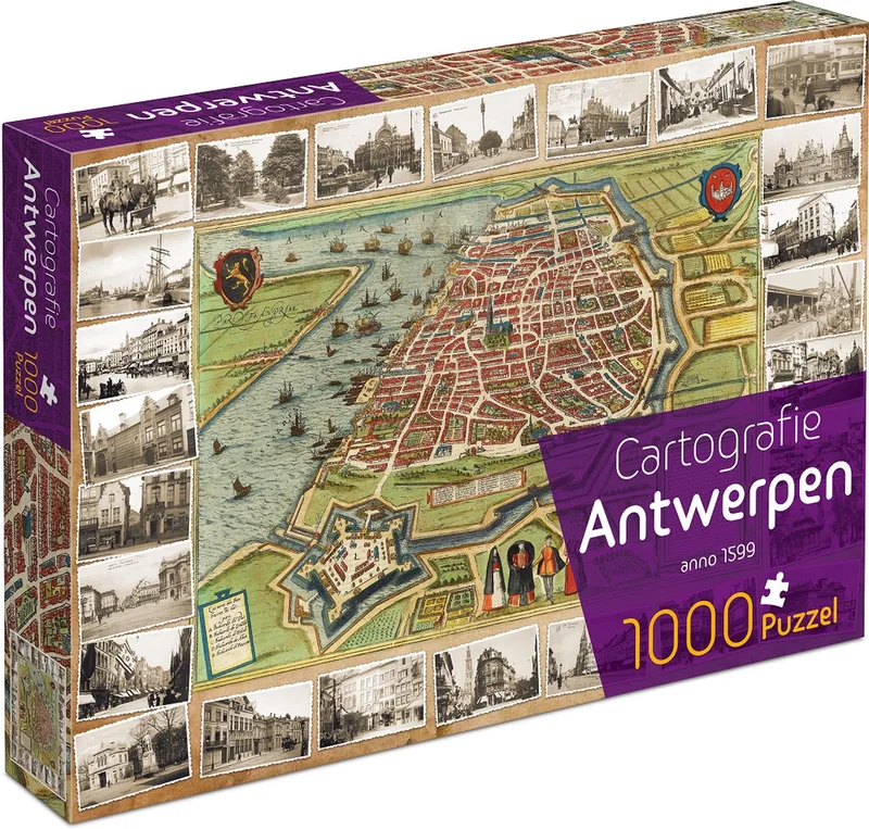 Antwerp cartography (1000). van Tucker's Fun Factory, editie Antwerpen – doos