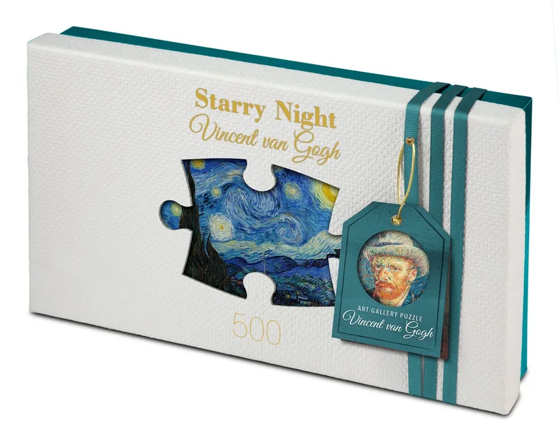 Art Gallery - Caféterras bij nacht / Café Terrace at Night - Vincent van Gogh van Tucker's Fun Factory, editie Starry Night – doos