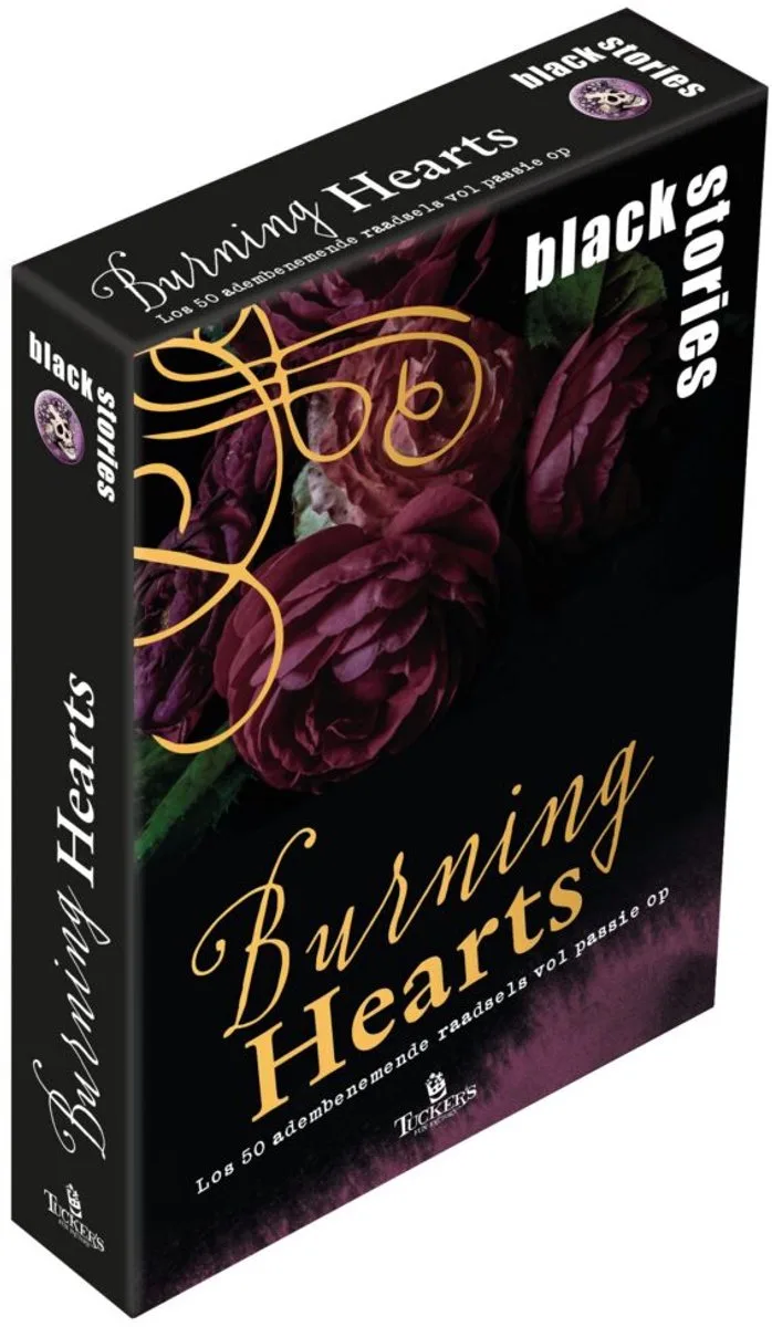 black stories Burning Hearts. fra Tucker's Fun Factory – æske
