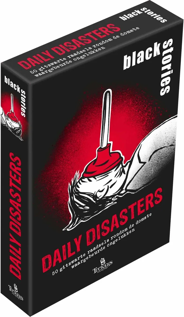 black stories Daily Disasters de Tucker's Fun Factory – boîte