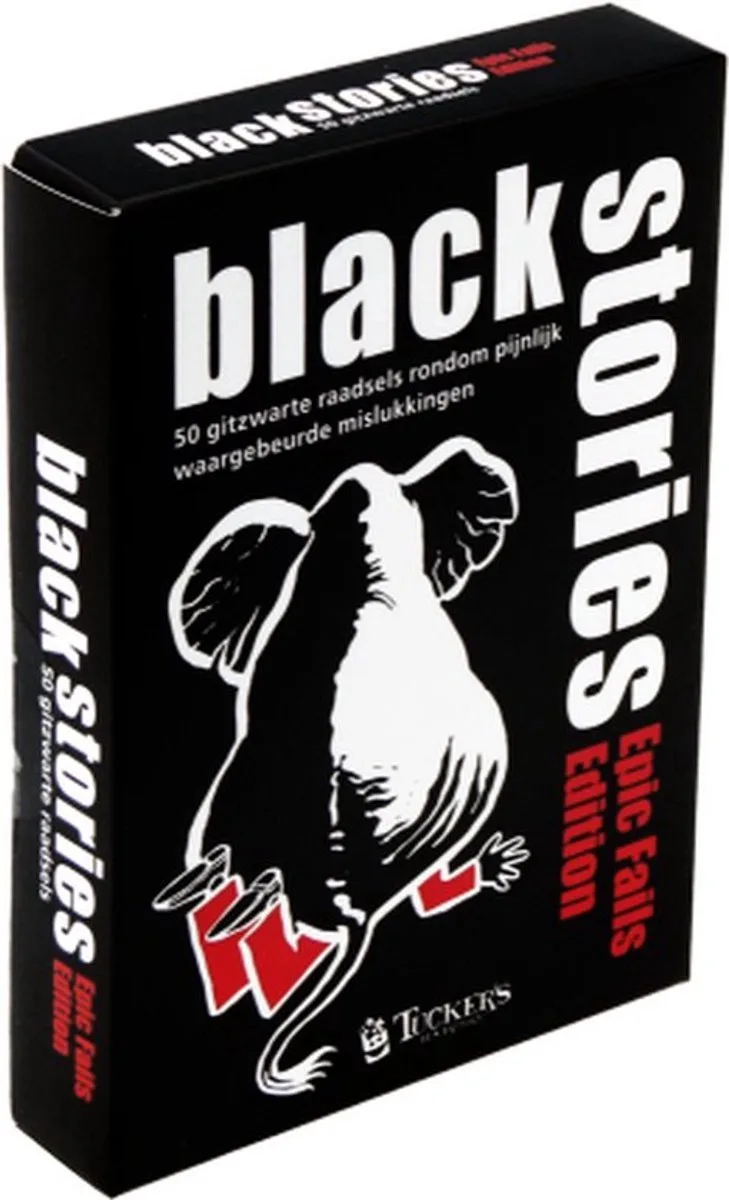 black stories Epic Fails fra Tucker's Fun Factory – æske