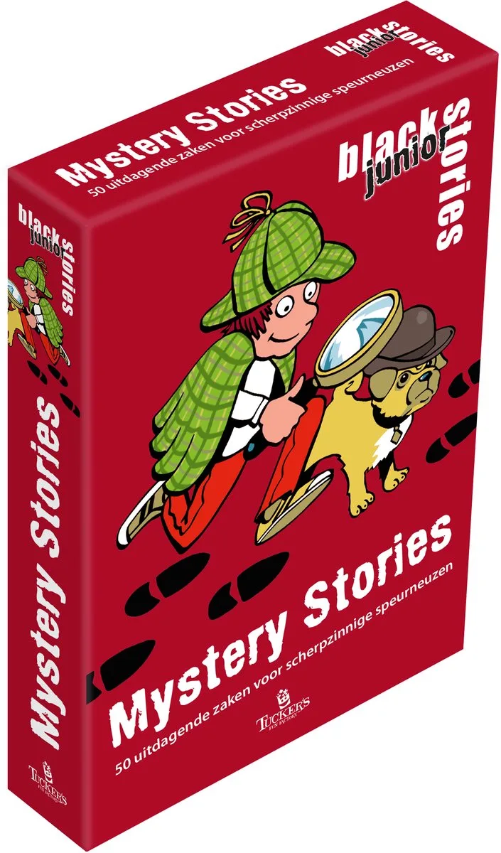 black stories Junior Mystery Stories fra Tucker's Fun Factory – æske