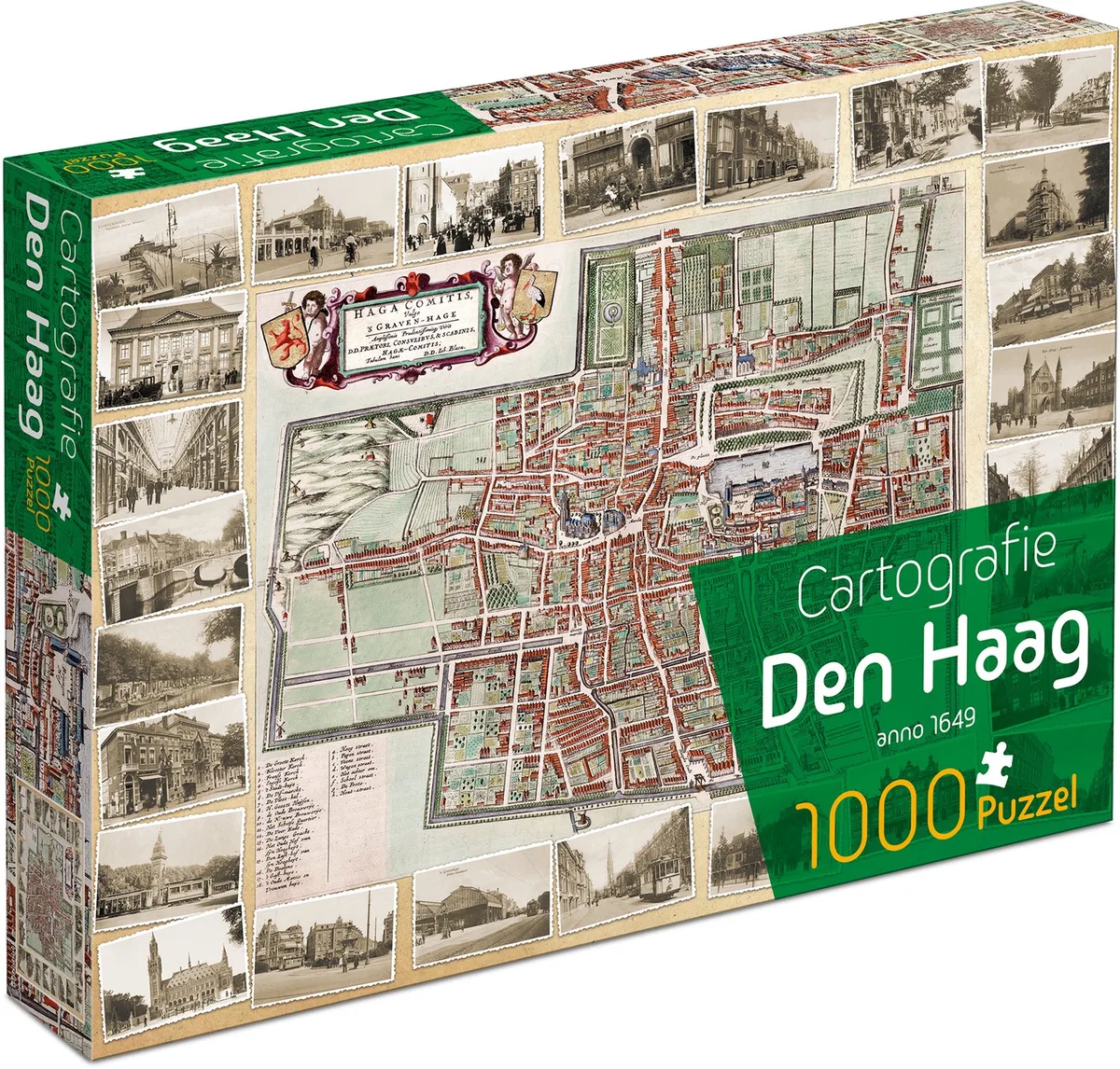 Cartografie Den Haag (1000) de Tucker's Fun Factory, édition Multicolore – boîte