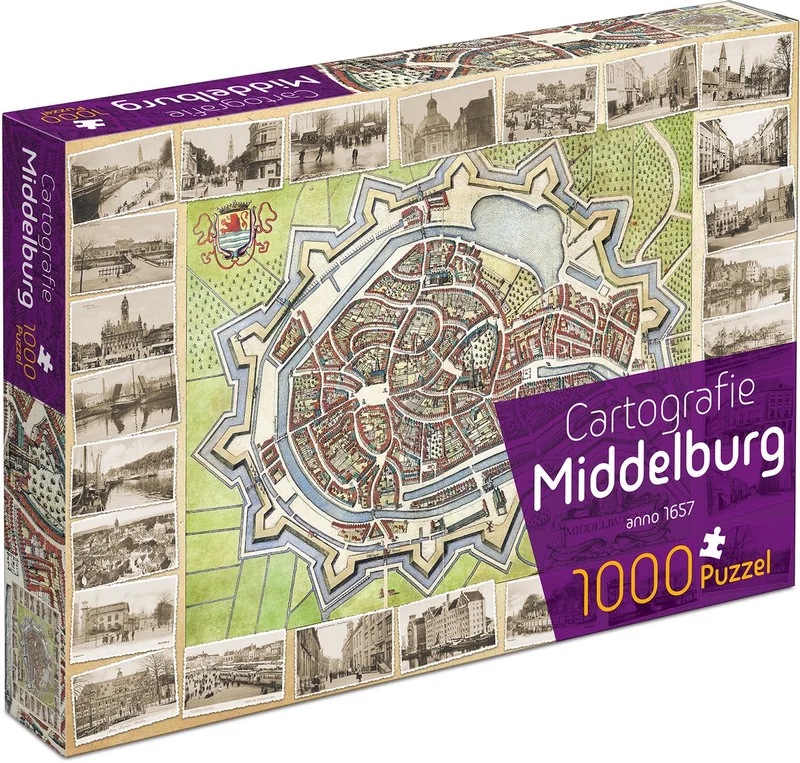Cartografie Middelburg (1000) from Tucker's Fun Factory, Middelburg edition – box