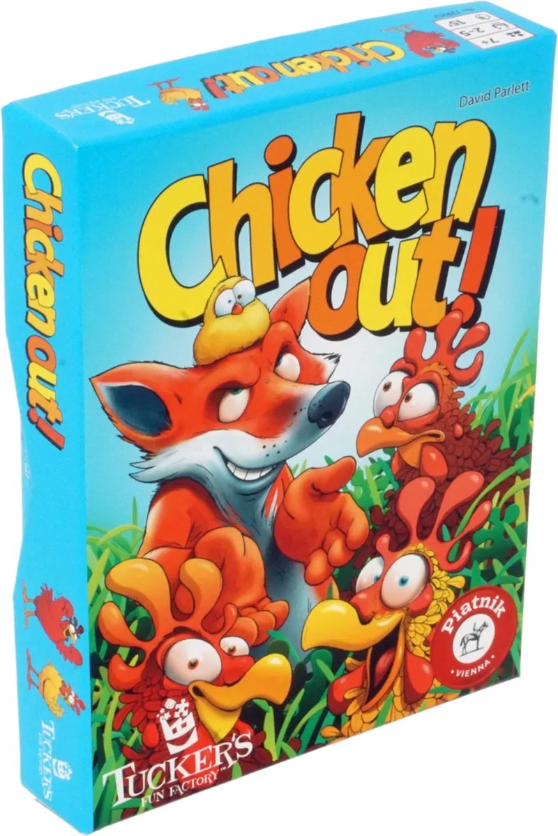 Chicken Out fra Tucker's Fun Factory – æske