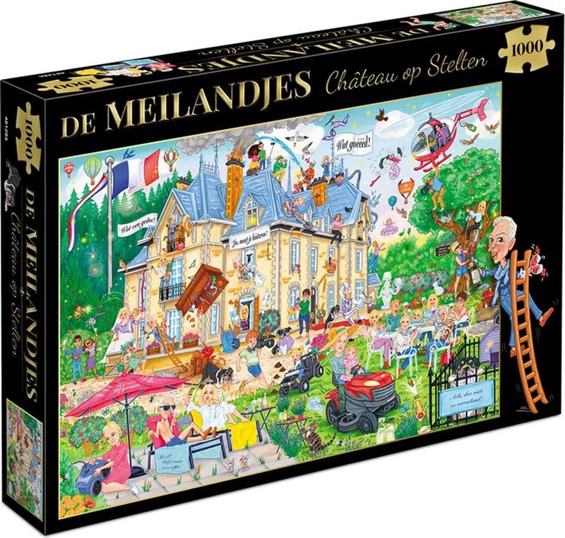 De Meilandjes - Château op Stelten (1000) from Tucker's Fun Factory, Multicolour edition – box