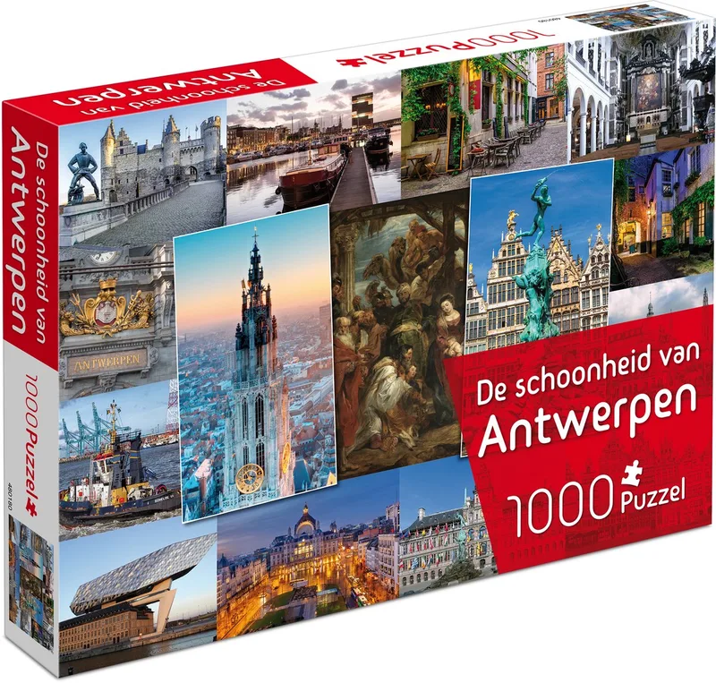 De Schoonheid van Antwerpen (1000). van Tucker's Fun Factory, editie Meerkleurig – doos