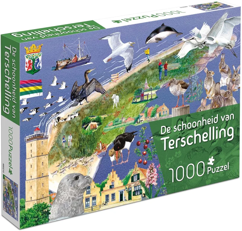 De Schoonheid van Terschelling (1000). from Tucker's Fun Factory, Multicolour edition – box