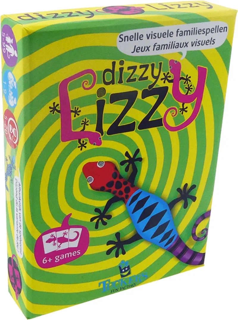 Dizzy Lizzy - Kaartspel fra Tucker's Fun Factory – æske