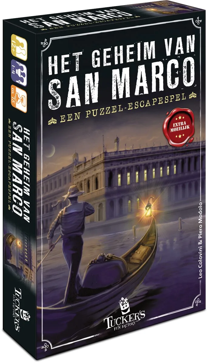 Het Geheim van San Marco - escapespel from Tucker's Fun Factory – box