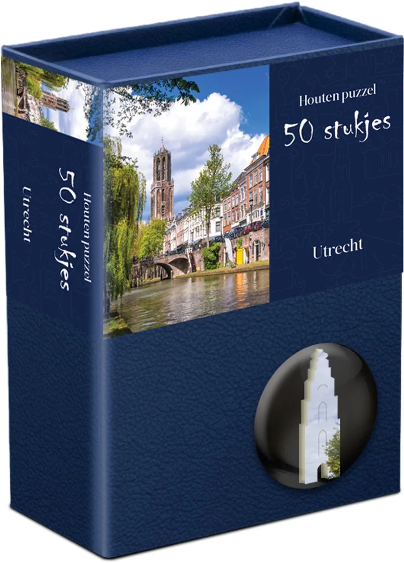 Houten Puzzel - 50 stukjes from Tucker's Fun Factory, Utrecht edition – box