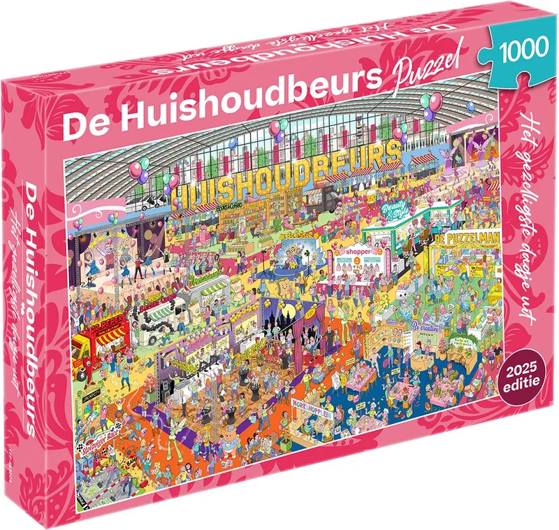 Huishoudbeurs puzzel (1000) van Tucker's Fun Factory, editie Meerkleurig – doos