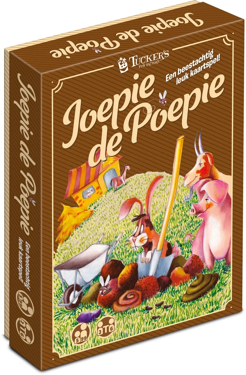 Joepie de Poepie fra Tucker's Fun Factory – æske