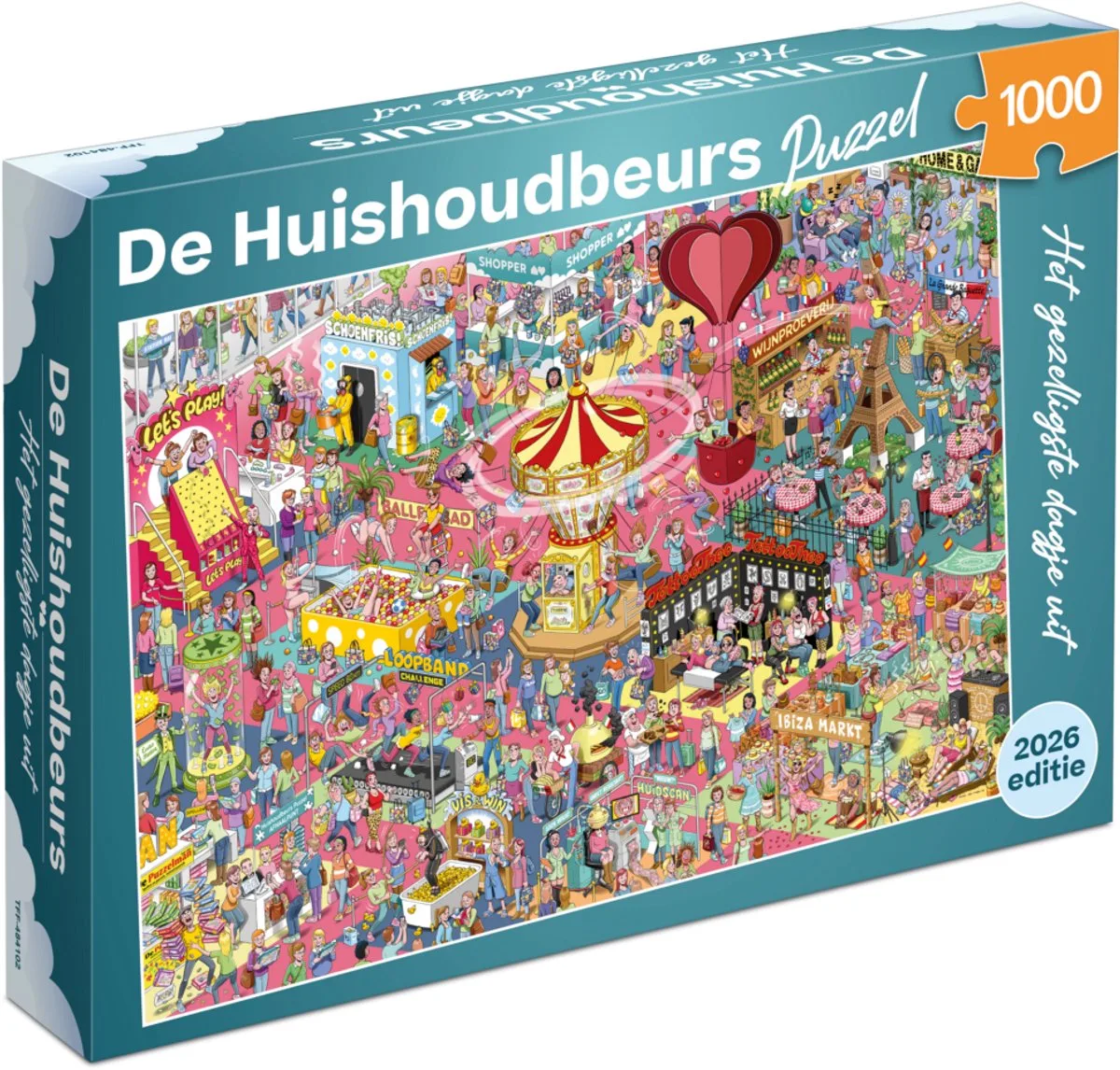 legpuzzel Huishoudbeurs 1000 stukjes puzzel. van Tucker's Fun Factory, editie Meerkleurig – doos