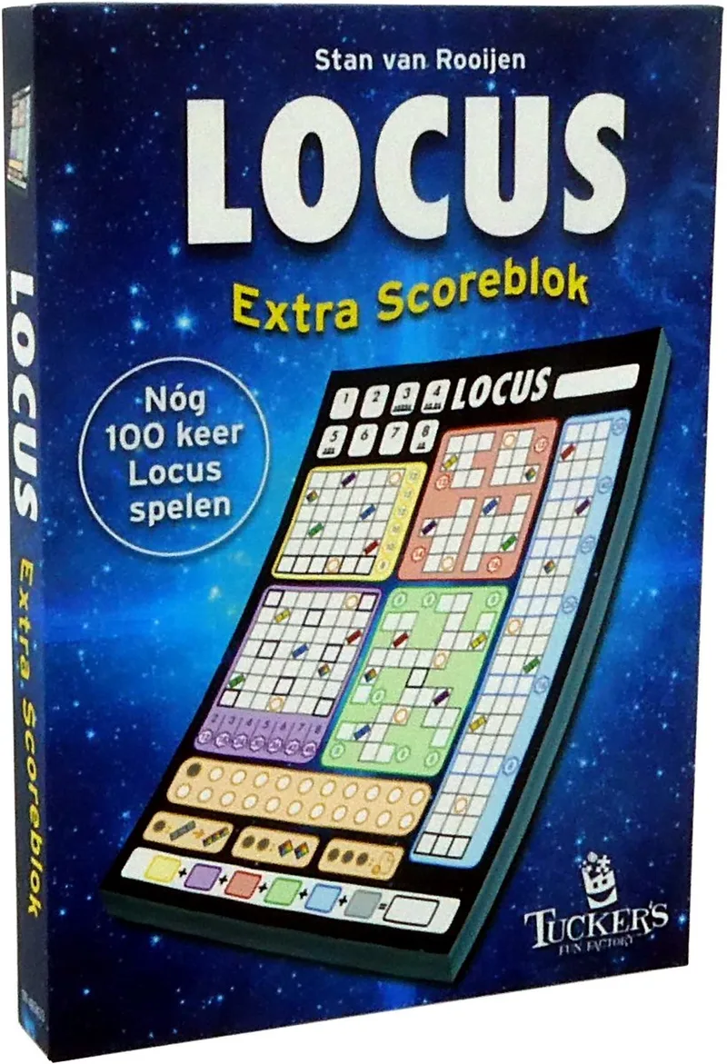 Locus Scoreblok - 100 Vellen from Tucker's Fun Factory – box
