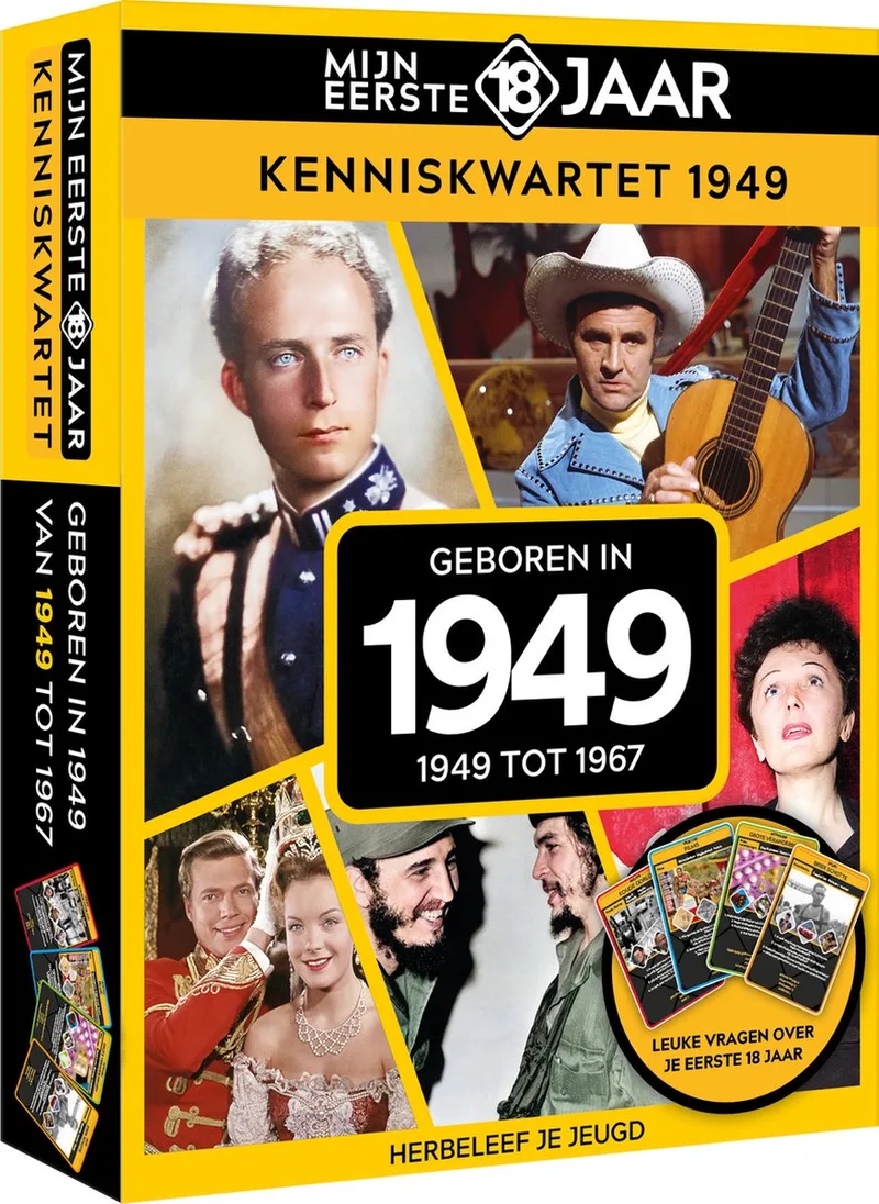 Mijn eerste 18 jaar Kenniskwartet 1949 (België) fra Tucker's Fun Factory – æske