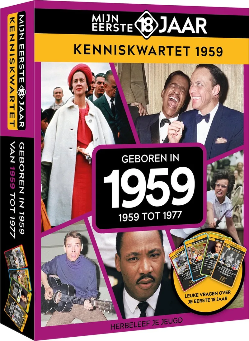 Mijn eerste 18 jaar Kenniskwartet 1959 (België) from Tucker's Fun Factory – box