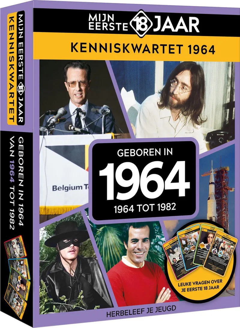 Mijn eerste 18 jaar Kenniskwartet 1964 (België) från Tucker's Fun Factory – kartong