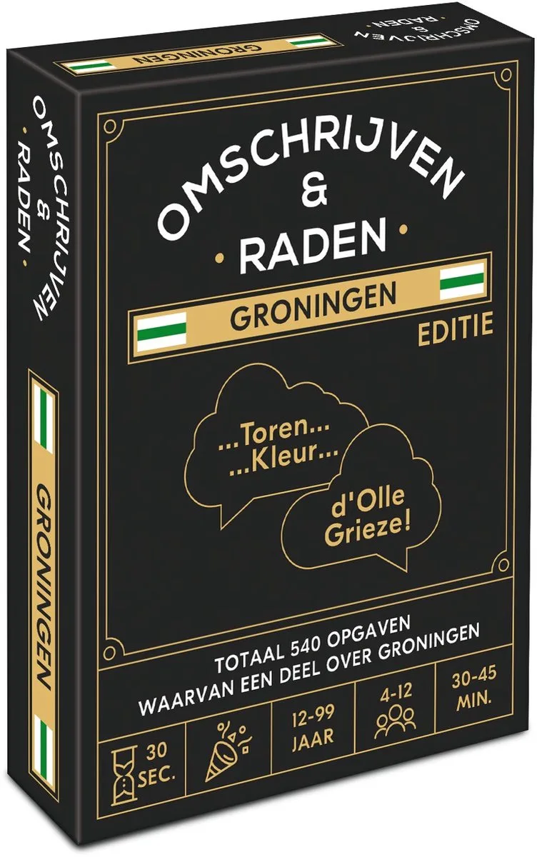 Omschrijven en Raden educatief spel Groningen - gezelschapsspel kinderen. from Tucker's Fun Factory – box
