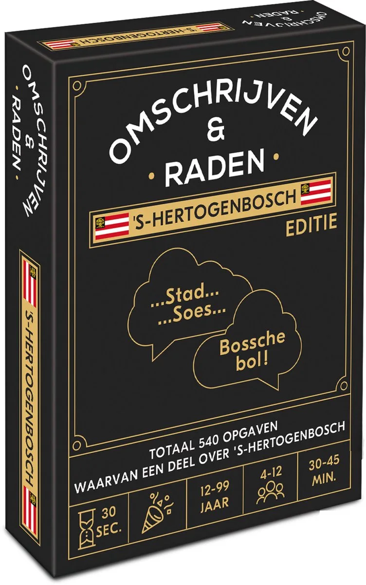 Omschrijven en Raden educatief spel 's-Hertogenbosch karton. from Tucker's Fun Factory – box