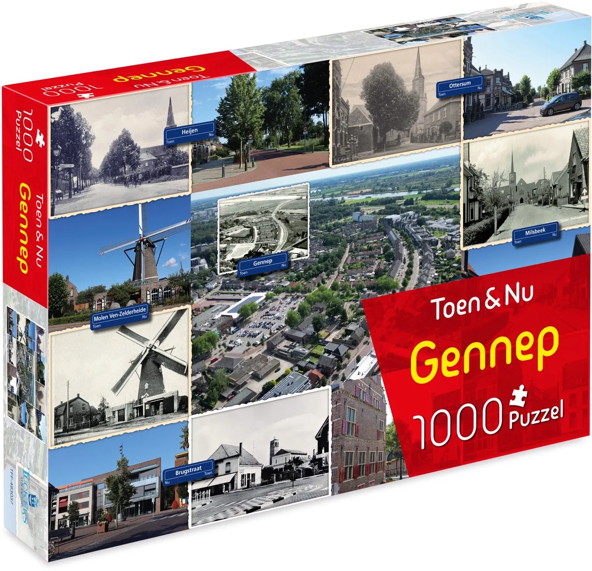 puzzel Gennep 1000 stukjes - legpuzzel. de Tucker's Fun Factory, édition Multicolore – boîte