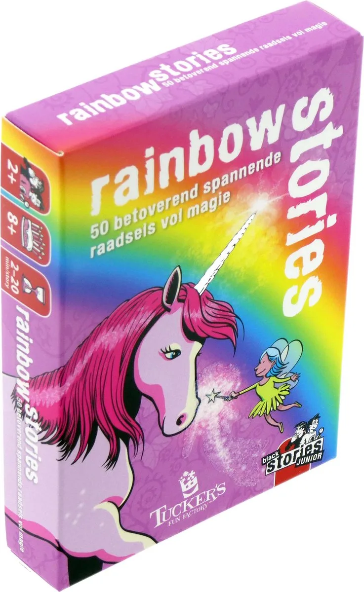 Rainbow Stories Kaartspel fra Tucker's Fun Factory – æske