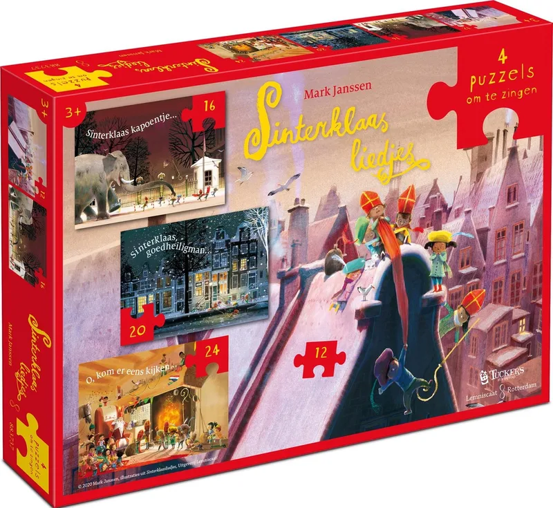 Sinterklaasliedjes - Mark Janssen (12+16+20+24) from Tucker's Fun Factory, Multicolour edition – box