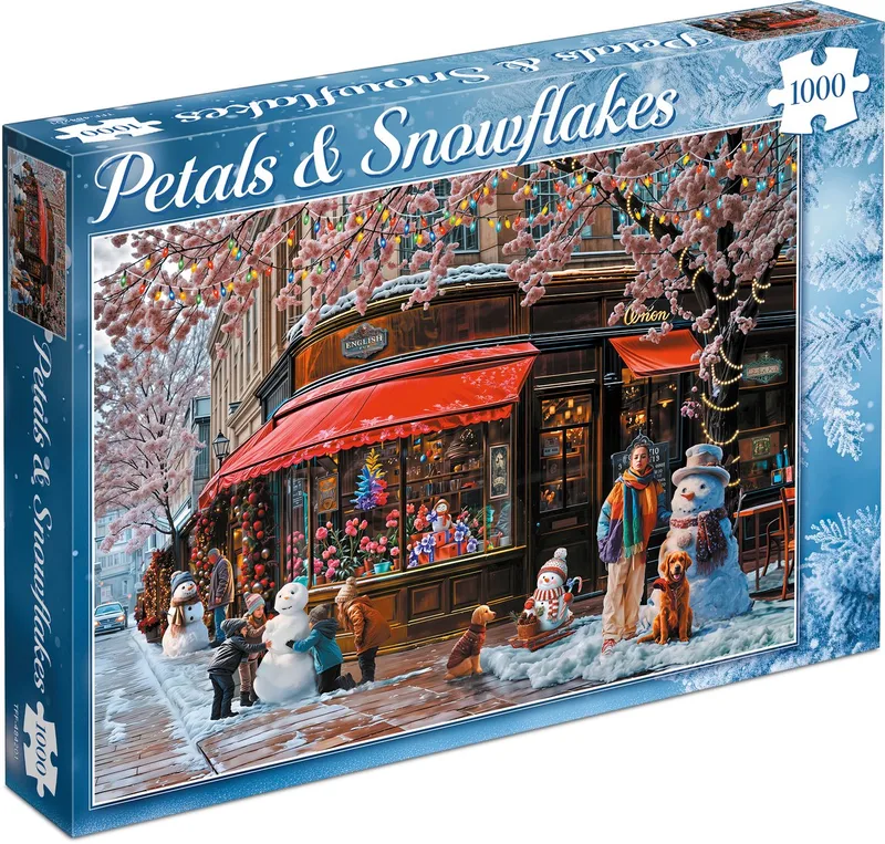 Snowflakes & Petals (1000) von Tucker's Fun Factory, Ausgabe Mehrfarbig – Schachtel