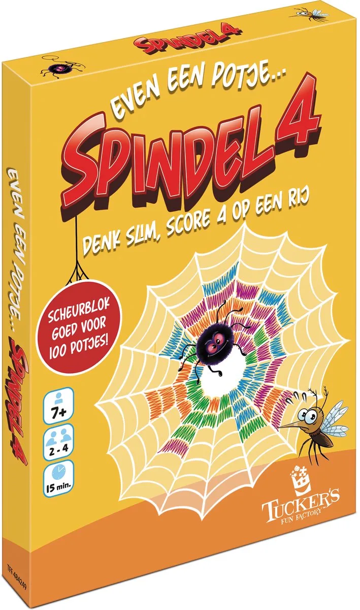 spel Spindel4 - gezelschapsspel voor kinderen. fra Tucker's Fun Factory – æske